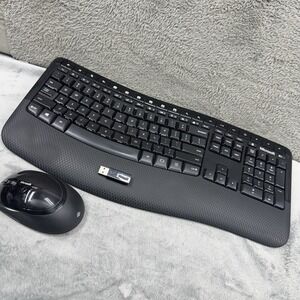 Microsoft Wireless Comfort 5050 Desktop Keyboard and Mouse Combo UK QWERTY